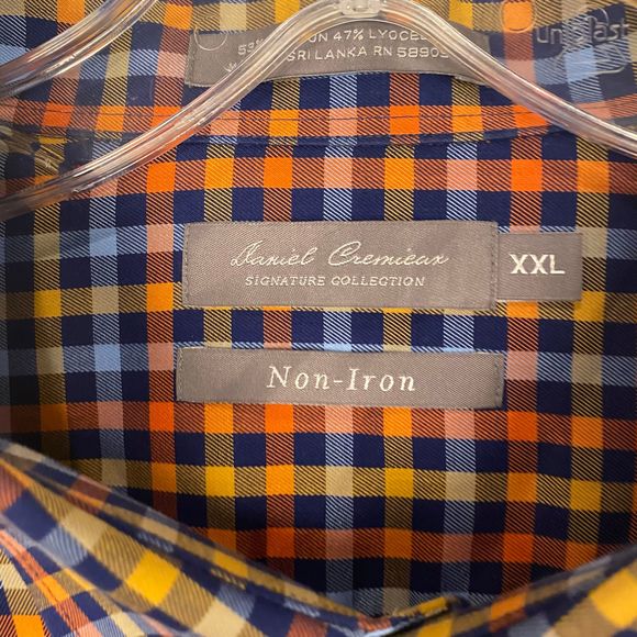 Daniel Cremieux Plaid Button Down XXL - Picture 2 of 3